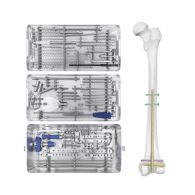 DFN Distal Femur Intramedullary Nail Instrument Set (Spiral Blade Screw Type) 1200-21
