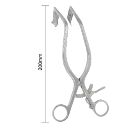 Multi-hook Postcranial Retractor 200mm