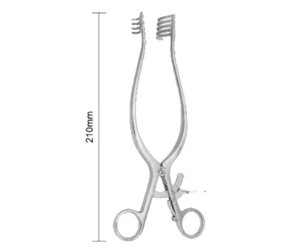 Multi-hook Retractor 210mm