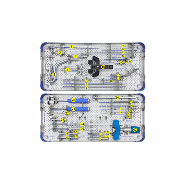 Set de instrumente de unghii intramedulare fibulare expert