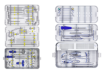 Tibia nail plate hybrid fixation instruments