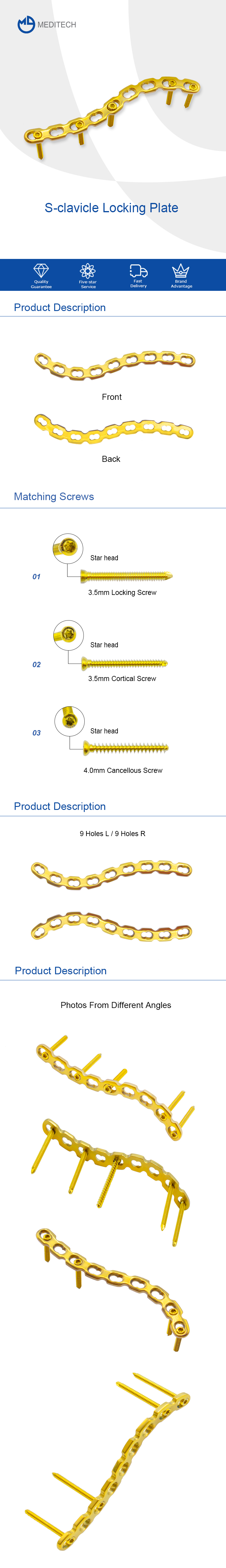 S-clavicle Locking Plate 
