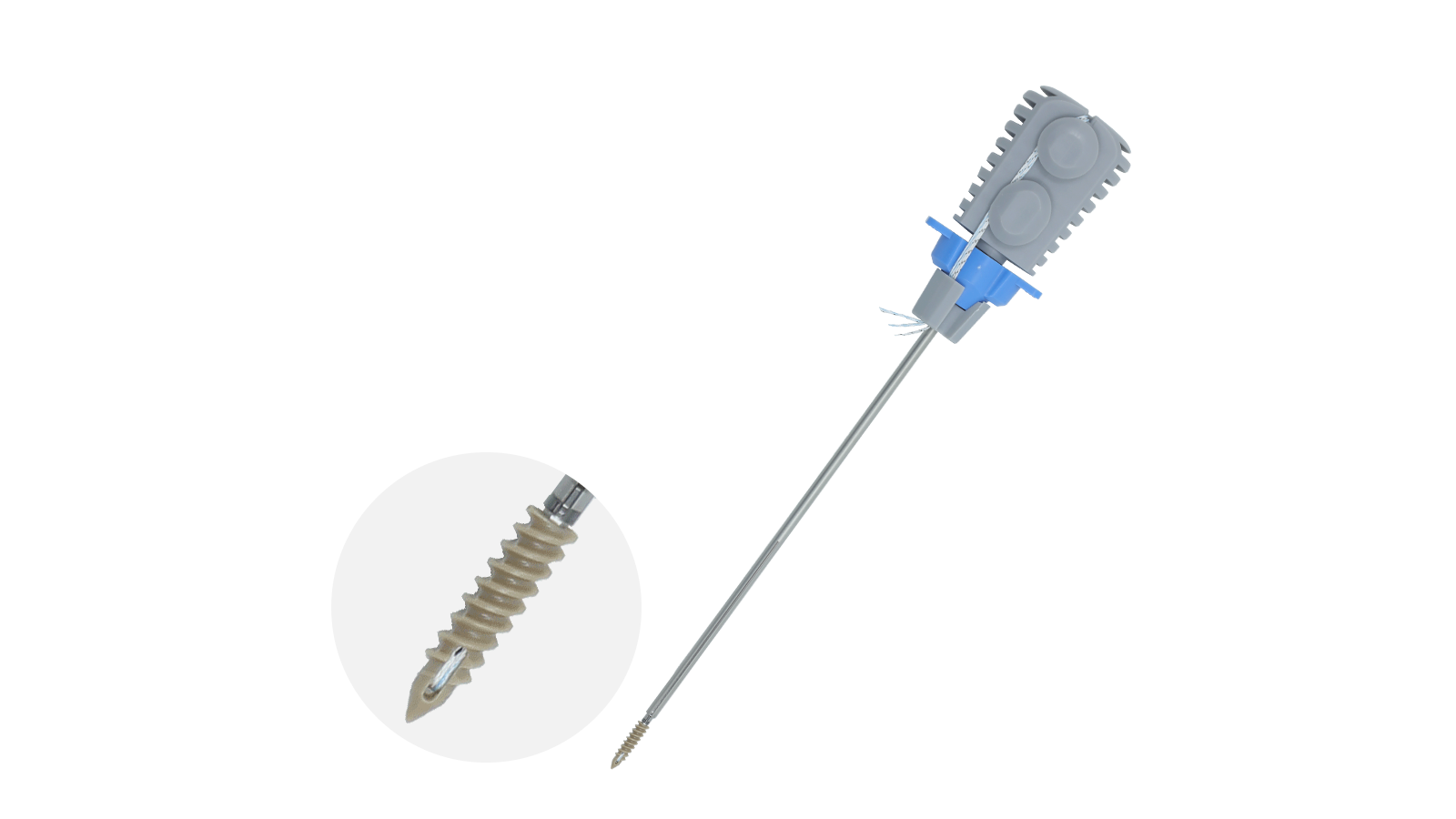 SwirlFix PEEK Anchor — S101.206 — 4.5&times;19mm,2/2#&times;950mm