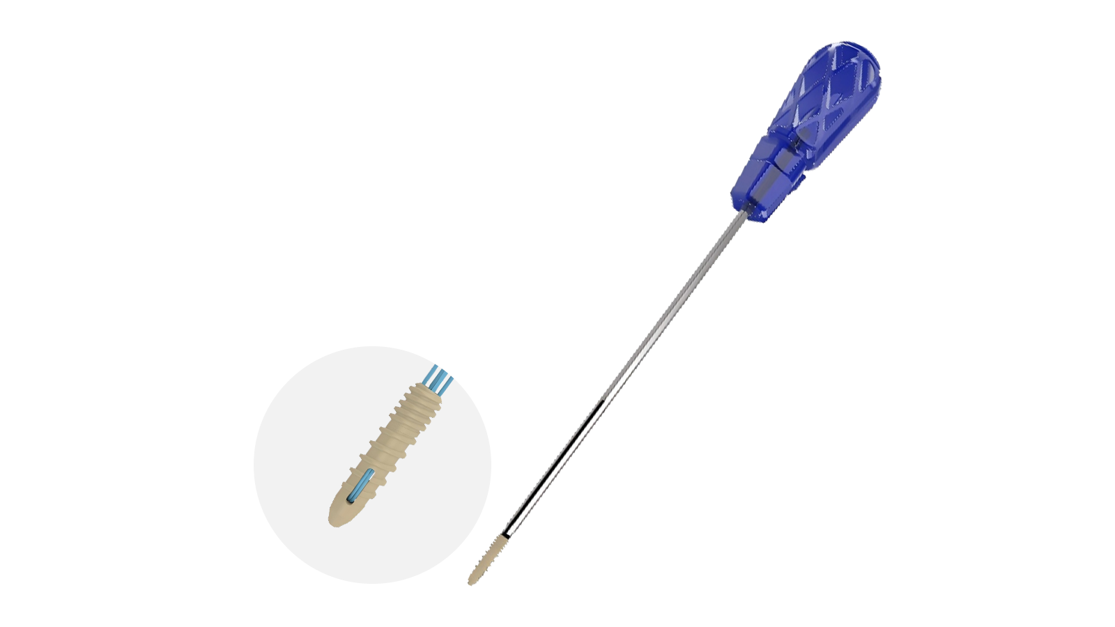 DoubleFix PEEK Anchor — 153100450S — 4.5&times;20mm,1/2#&times;950mm, 1/2#&times;500mm