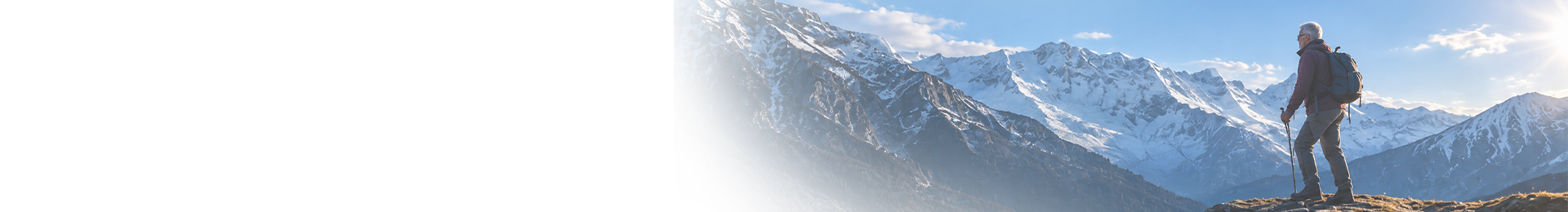 Mountain landscape representing recovery and mobility
