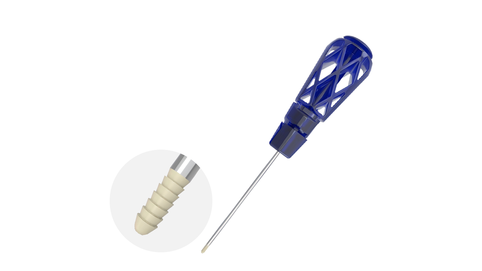 TowerFix PEEK Anchor — 152620240S — 2.4&times;9mm,1/2#&times;750mm