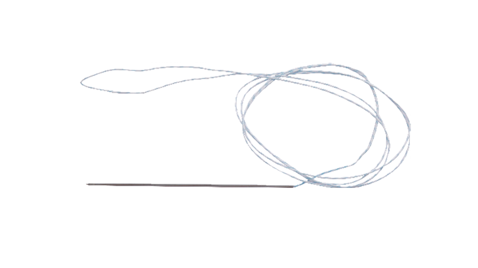 Tendon Braid — 153300500S — 2#&times;500mm,10&times;76mm Needle B/W