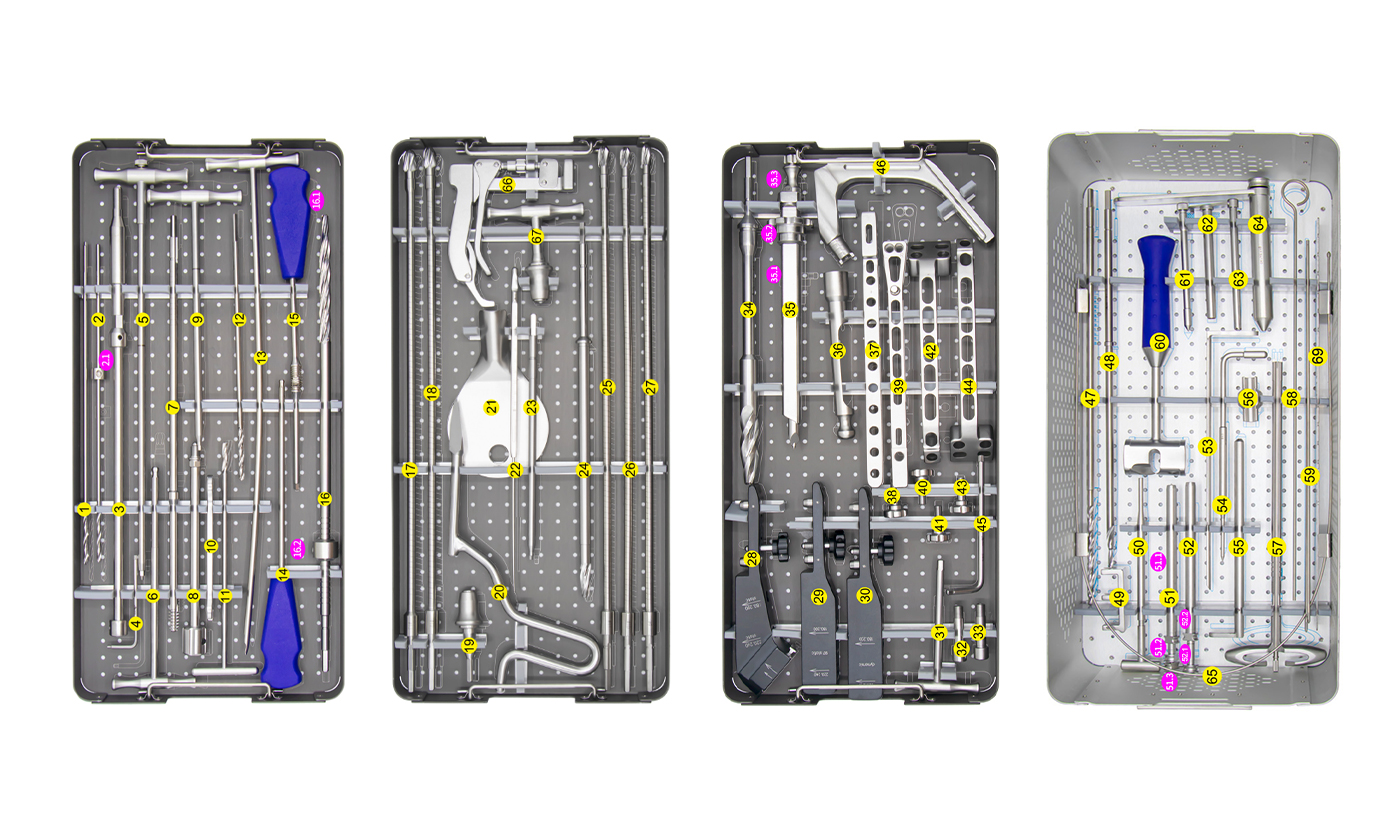 Intertan intramedullary nail instrument set