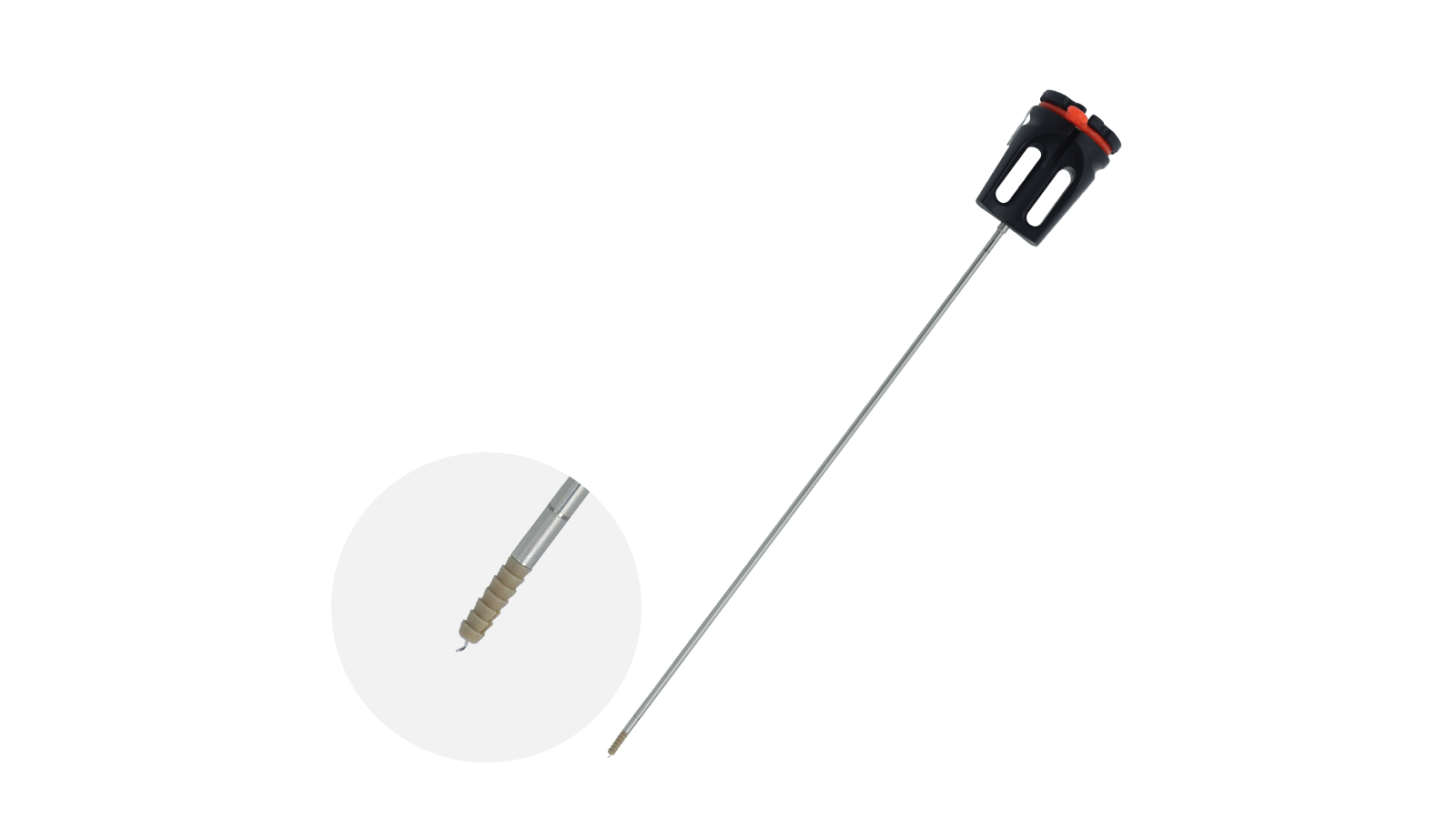 PEEK Suture Anchor — S303.102 — 3.0x12.7mm, 1/2#x650mm BL/W, 1/0# x1000mm polyline W