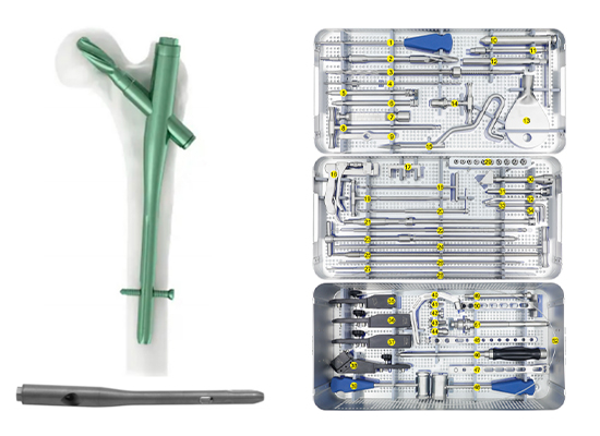 PFNA intramedullary nail set with helical blade-CZMEDITECH