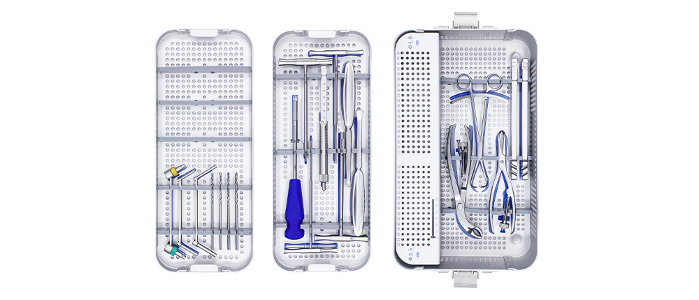 Lower tibial fixation instrument tray